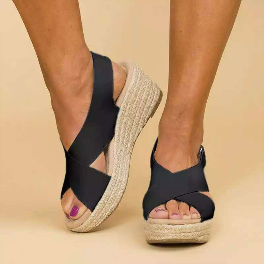 Women’s Sandals | Comfortable & Non-Slip | Peep Toe & Platform | Roman Summer Style