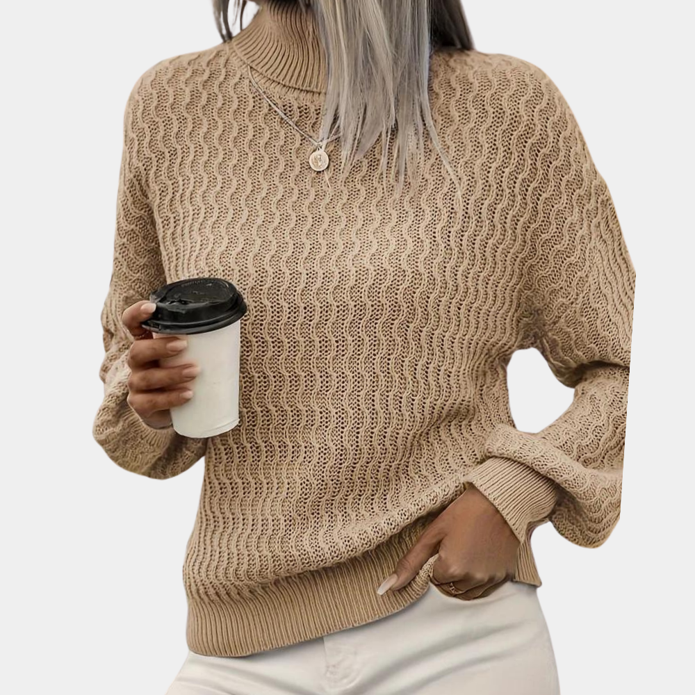 Women’s Jumper | Twisted Knit | Elegant & Warm | Synthetic Fibre