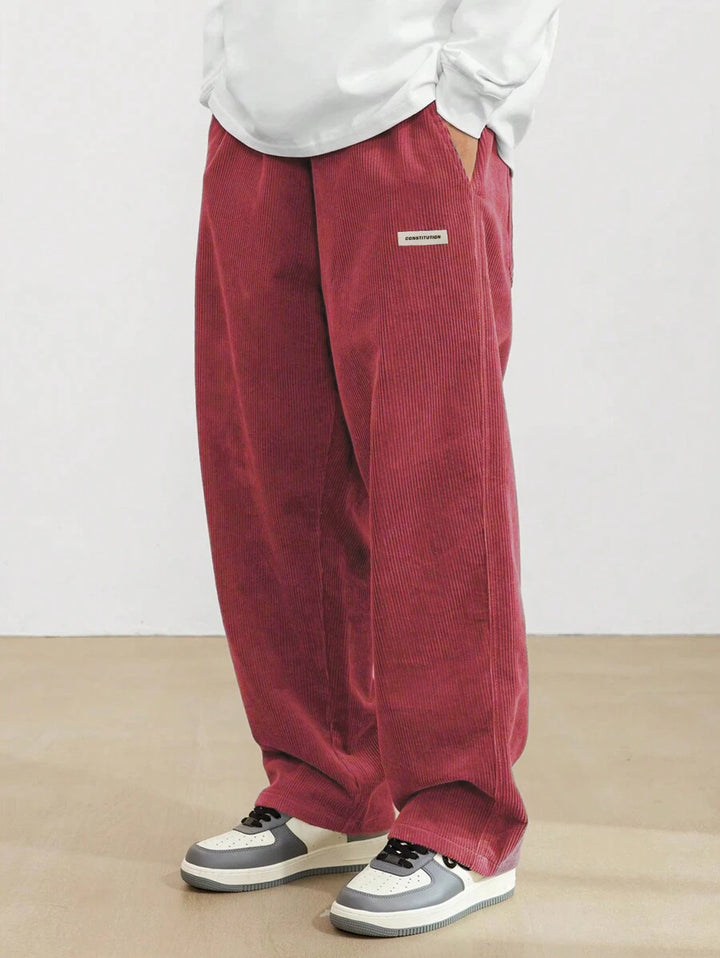 Men's Corduroy Pants | Loose-Fit & Straight Leg | Casual & Comfortable | Timeless Style