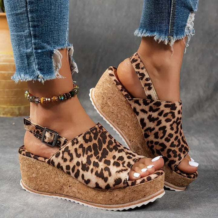 Ladies' Sandals | Cut-Out Design & Open Toe | EVA Platform & Buckle | Summer Comfort