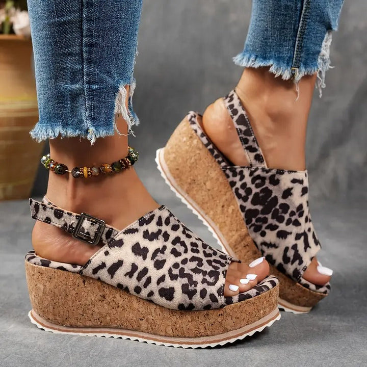 Ladies' Sandals | Cut-Out Design & Open Toe | EVA Platform & Buckle | Summer Comfort