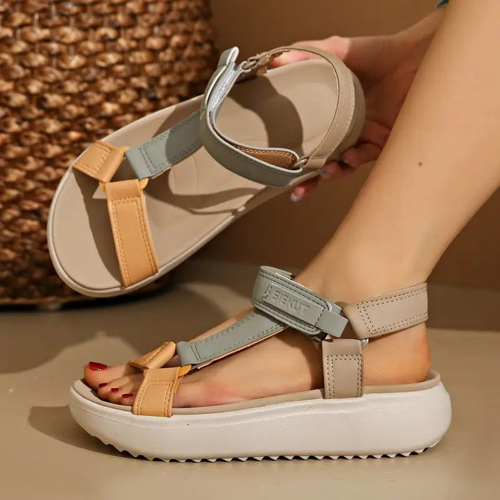 Ladies' Sandals | Open Toe & Adjustable Straps | Non-Slip Sole | Synthetic Leather