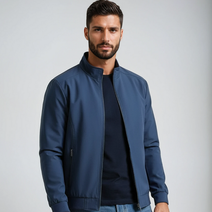 Men’s Jacket | Wind & Waterproof | Lightweight Retro Style | Premium Polyester