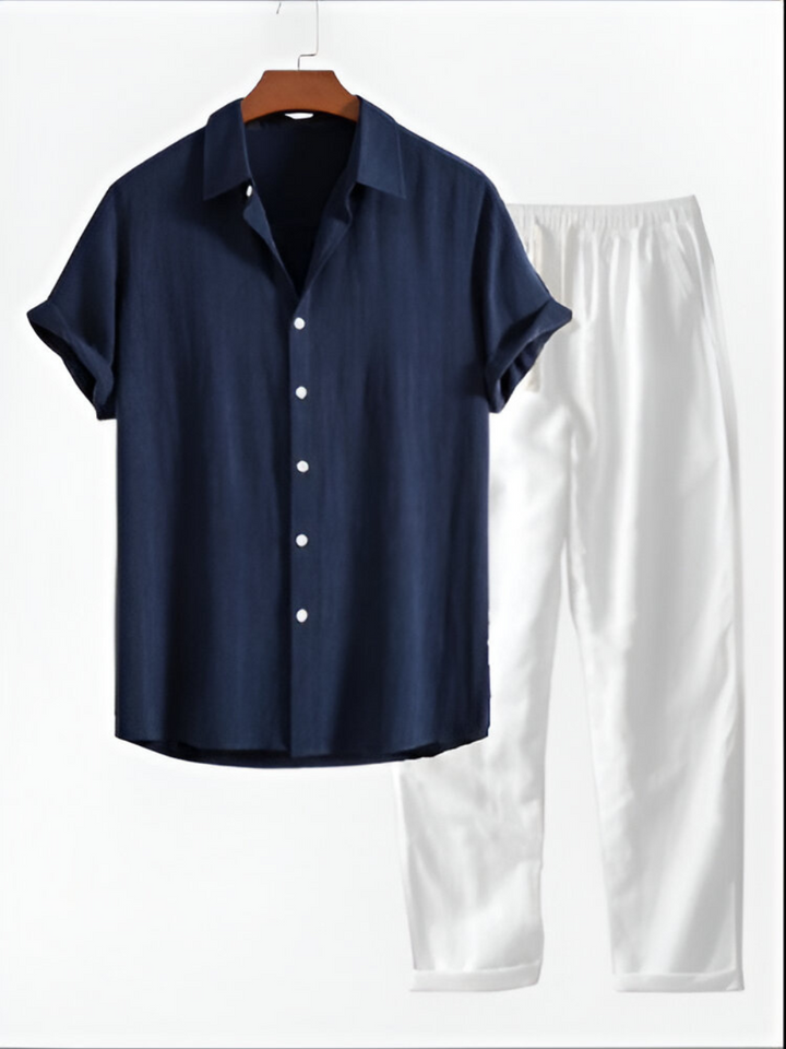 Linen Shirt & Pants Set | Breathable & Comfortable | Summer Relaxed Look