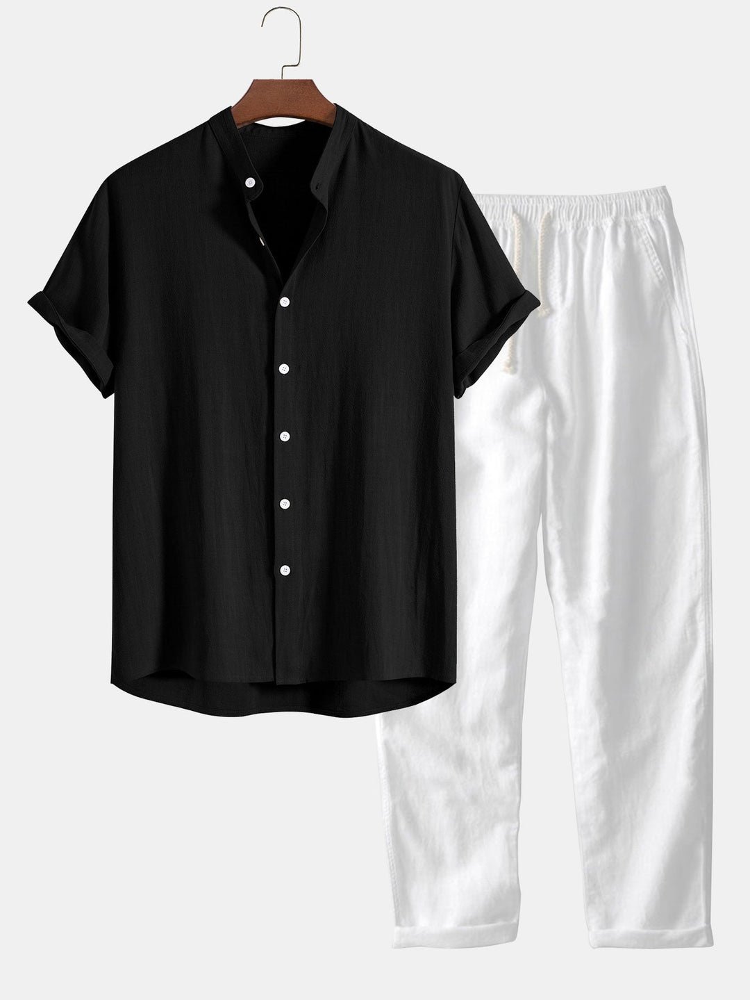 Linen Shirt & Pants Set | Breathable & Comfortable | Summer Relaxed Look