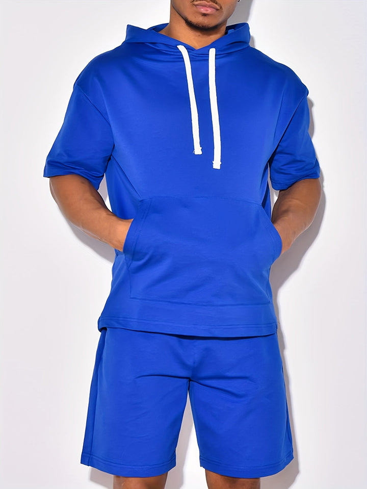 Men Sweatshirt & Shorts Set | Casual & Stylish | Modern Design | Summer