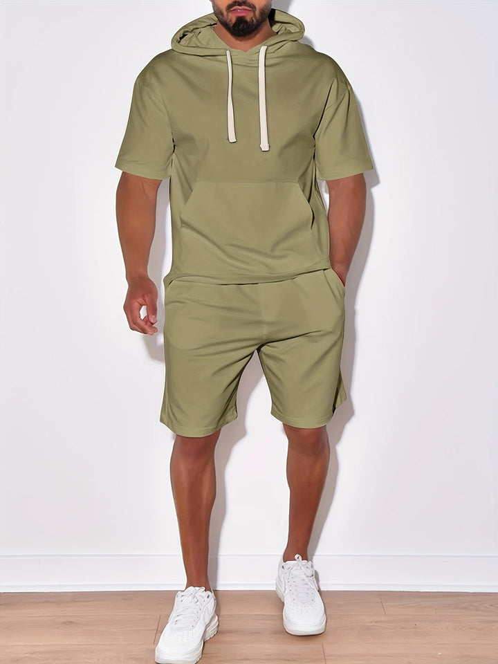 Men Sweatshirt & Shorts Set | Casual & Stylish | Modern Design | Summer