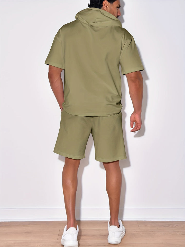 Men Sweatshirt & Shorts Set | Casual & Stylish | Modern Design | Summer