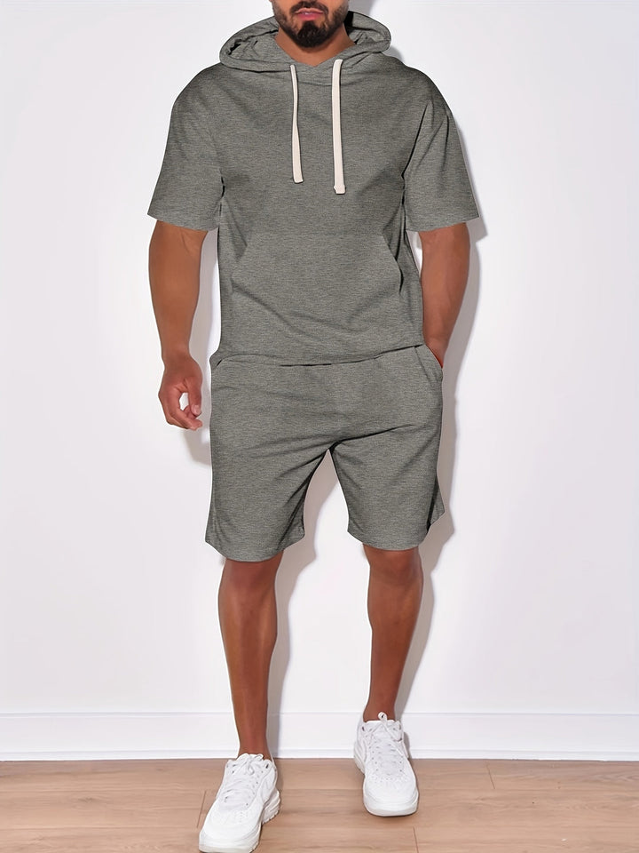 Men Sweatshirt & Shorts Set | Casual & Stylish | Modern Design | Summer