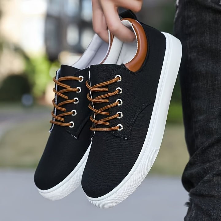 Men's Canvas Sneakers | Breathable & Lightweight | Casual & Comfortable | Lace-Up