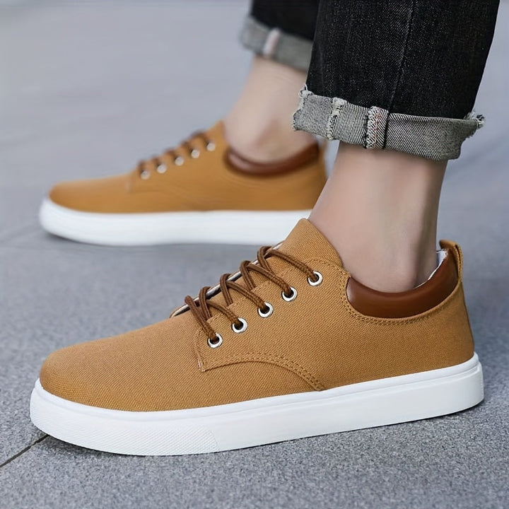 Men's Canvas Sneakers | Breathable & Lightweight | Casual & Comfortable | Lace-Up