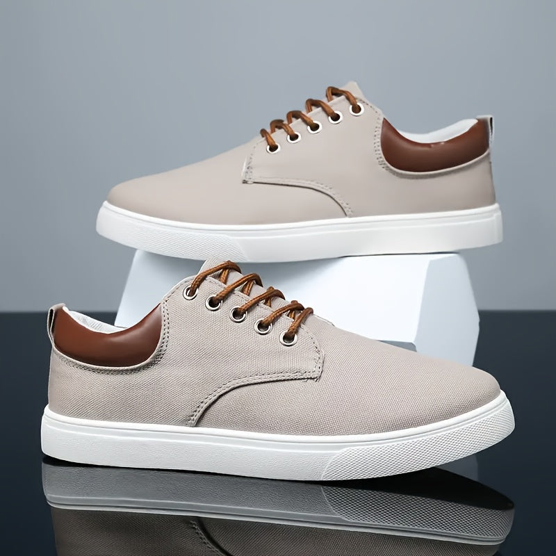 Men's Canvas Sneakers | Breathable & Lightweight | Casual & Comfortable | Lace-Up