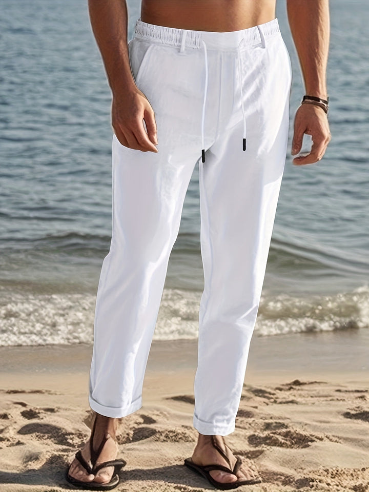 Men's Casual Trousers | Loose Fit | Breathable Cotton | Urban & Outdoor