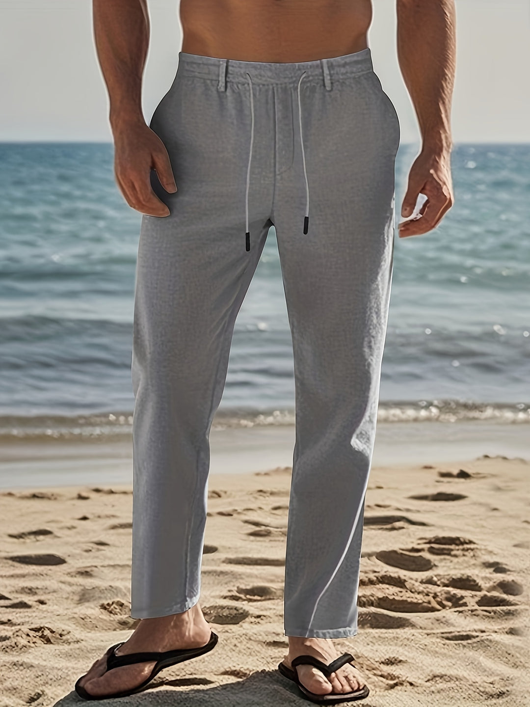 Men's Casual Trousers | Loose Fit | Breathable Cotton | Urban & Outdoor
