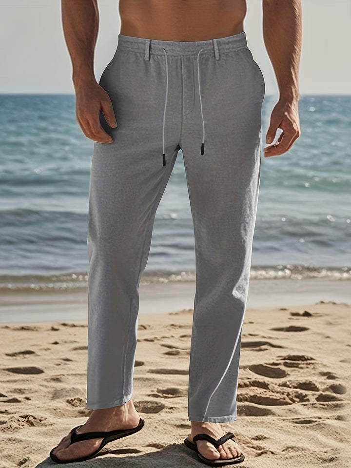 Men's Casual Trousers | Loose Fit | Breathable Cotton | Urban & Outdoor