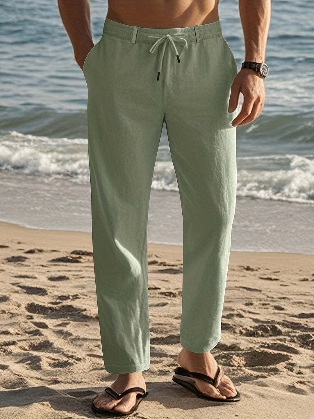 Men's Casual Trousers | Loose Fit | Breathable Cotton | Urban & Outdoor