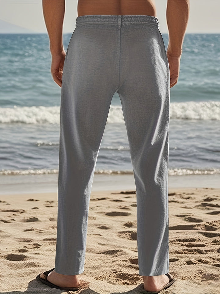 Men's Casual Trousers | Loose Fit | Breathable Cotton | Urban & Outdoor