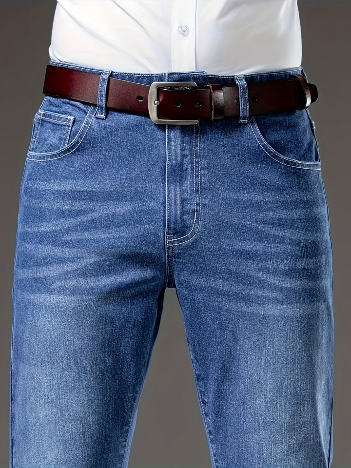 Men's Jeans | Slim Fit Stretch | Denim Blue | Casual & Business
