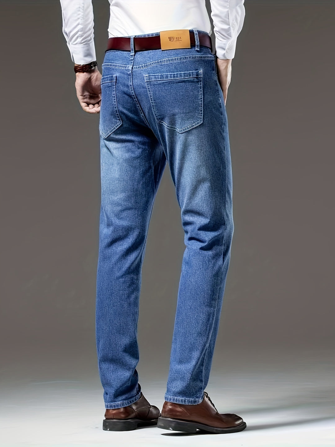 Men's Jeans | Slim Fit Stretch | Denim Blue | Casual & Business