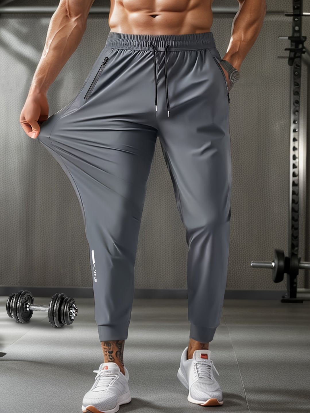 Men's Jogging Pants | Regular Fit | Breathable & Stretchable | Practical Pockets