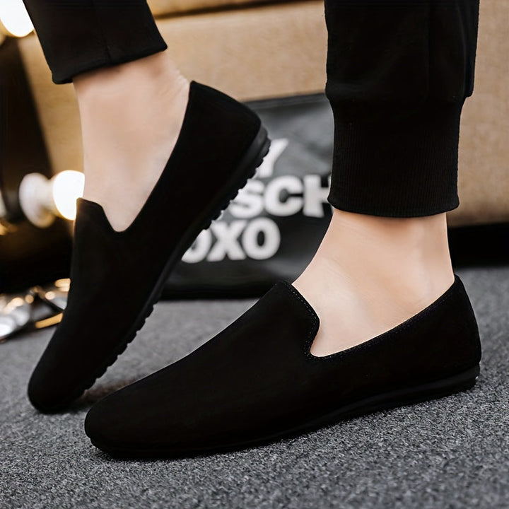 Men's Loafers | Casual Slip-On | Lightweight & Comfortable | Black