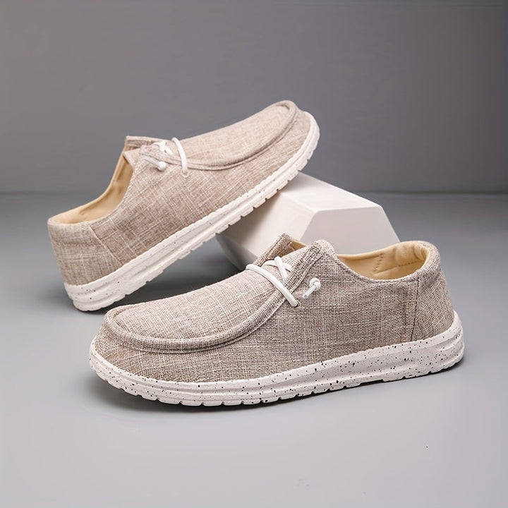 Men's Loafers | Lightweight & Comfortable | Breathable Canvas | Slip-On