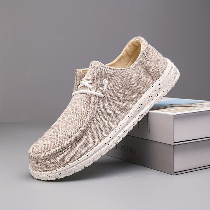 Men's Loafers | Lightweight & Comfortable | Breathable Canvas | Slip-On