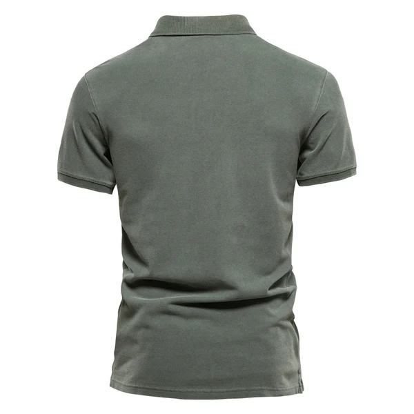 Men's Polo Shirt | Breathable Cotton | Casual & Golf | Solid Color | Short Sleeve