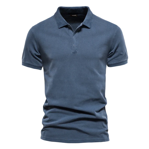 Men's Polo Shirt | Breathable Cotton | Casual & Golf | Solid Color | Short Sleeve