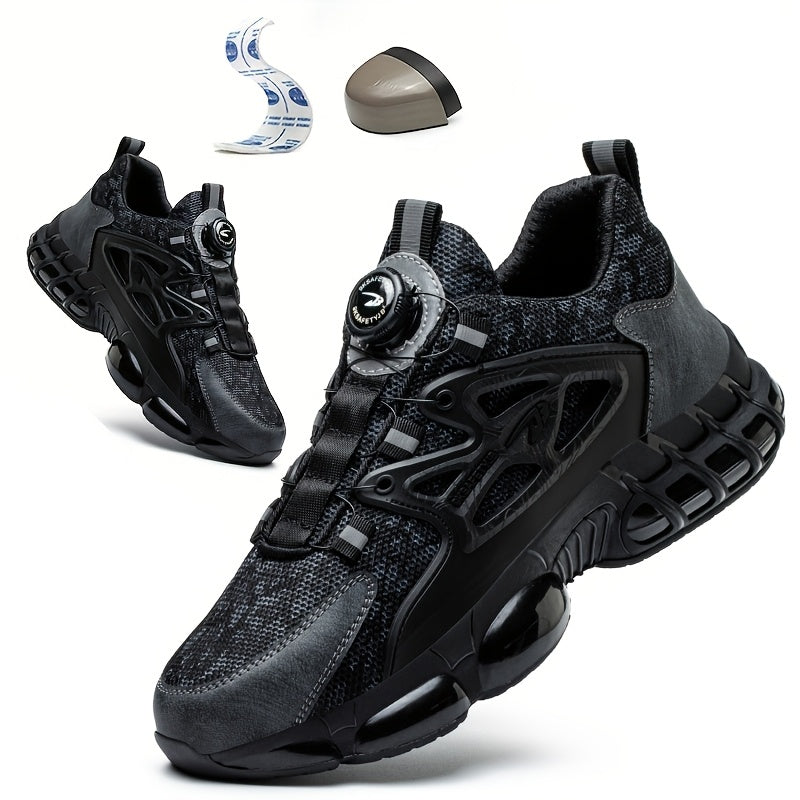 Men's Safety Shoes | Steel Toe & Puncture Protection | Breathable & Non-Slip | TPU Sole