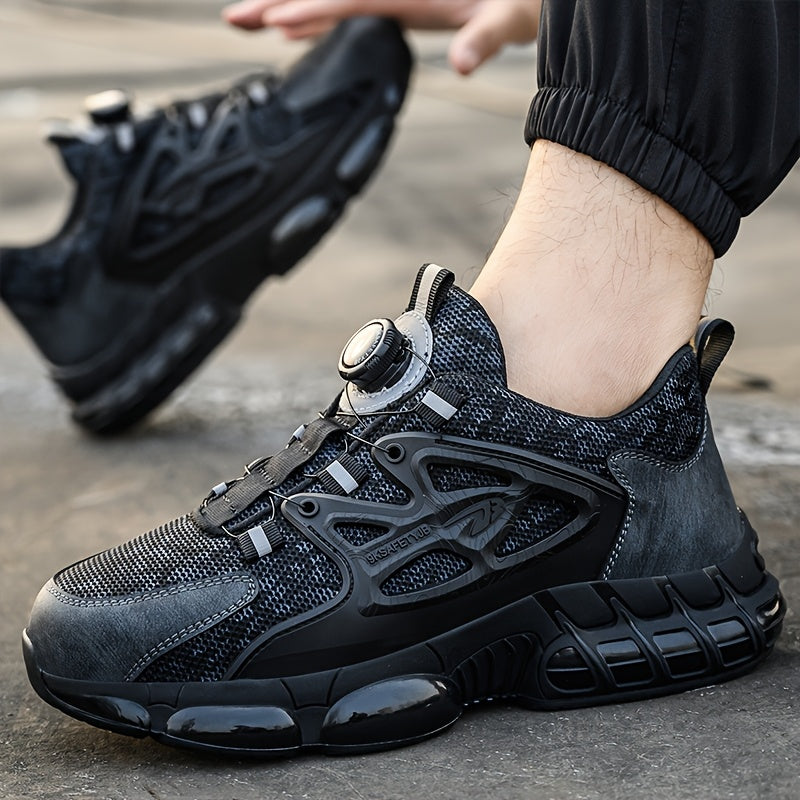 Men's Safety Shoes | Steel Toe & Puncture Protection | Breathable & Non-Slip | TPU Sole