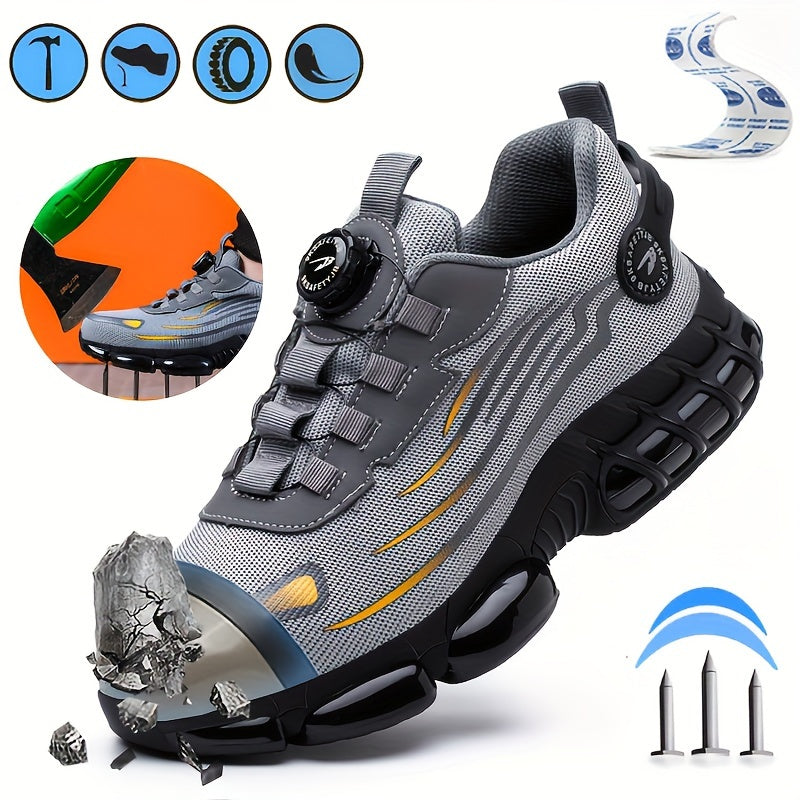Men's Safety Sneakers | Steel Toe | Anti-Puncture & Shock Resistant | Comfortable
