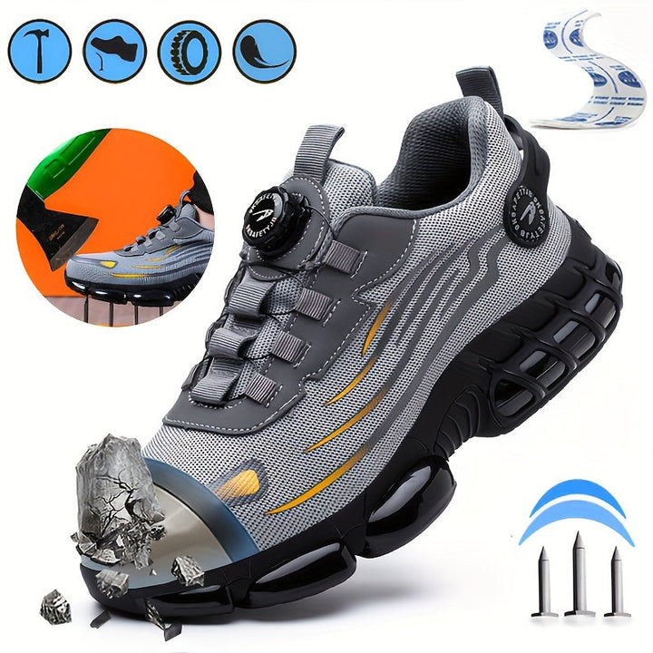 Men's Safety Sneakers | Steel Toe | Anti-Puncture & Shock Resistant | Comfortable