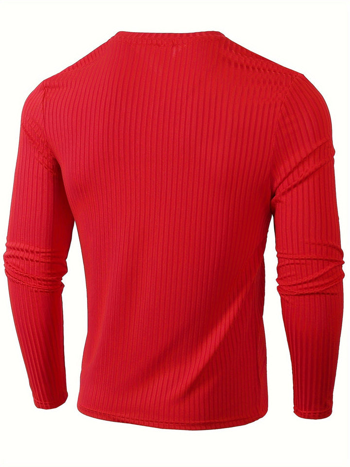 Men's Shirt | Plain & Breathable | Long Sleeves | Casual Comfort