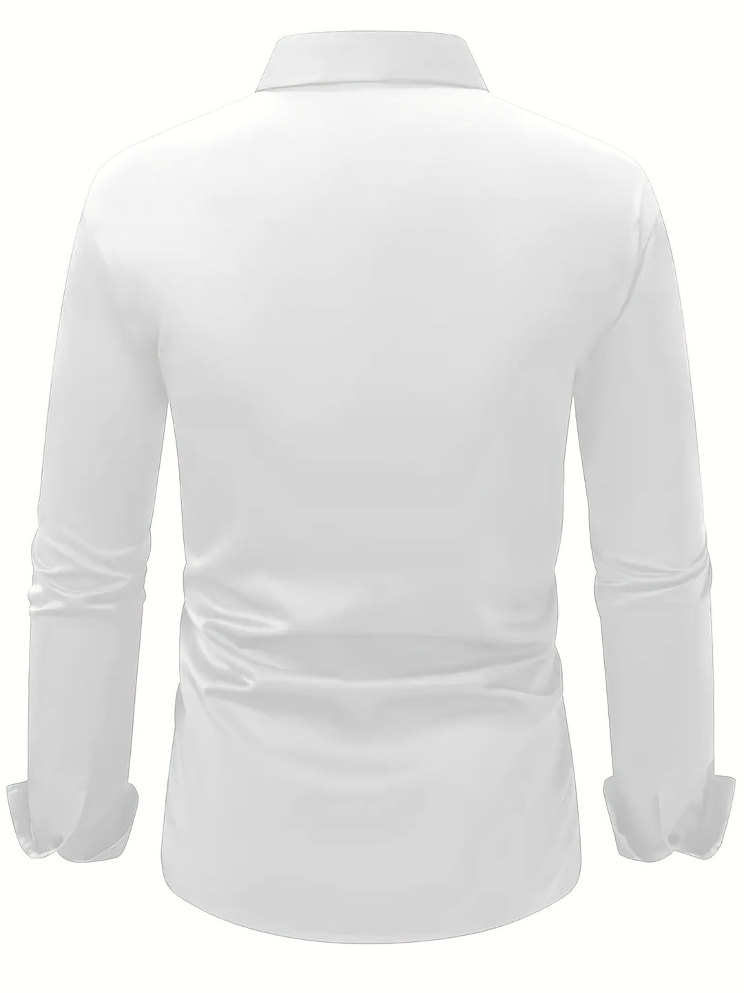 Men's Shirt | Semi-Transparent & Elegant | Long Sleeve & Notched Collar