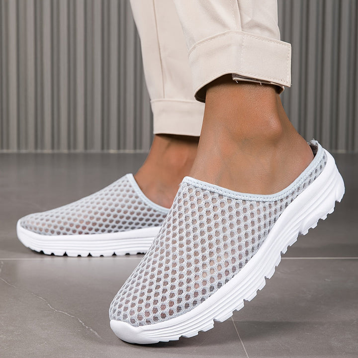 Men's Slippers | Slip-On with Hollow Design | Breathable Mesh | Lightweight & Durable