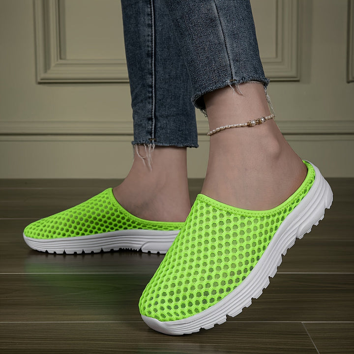 Men's Slippers | Slip-On with Hollow Design | Breathable Mesh | Lightweight & Durable