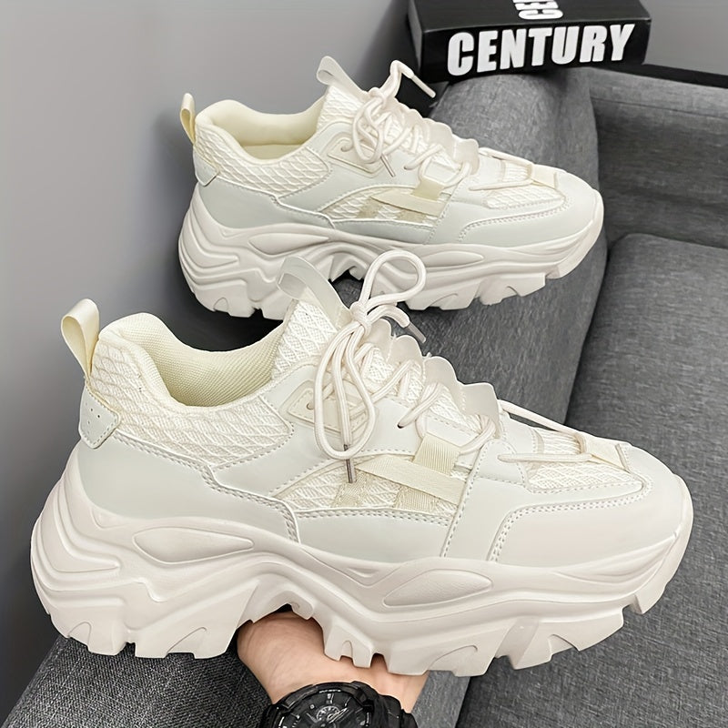 Men's Sneakers | Thick Sole & Trendy Design | Luxurious & Comfortable