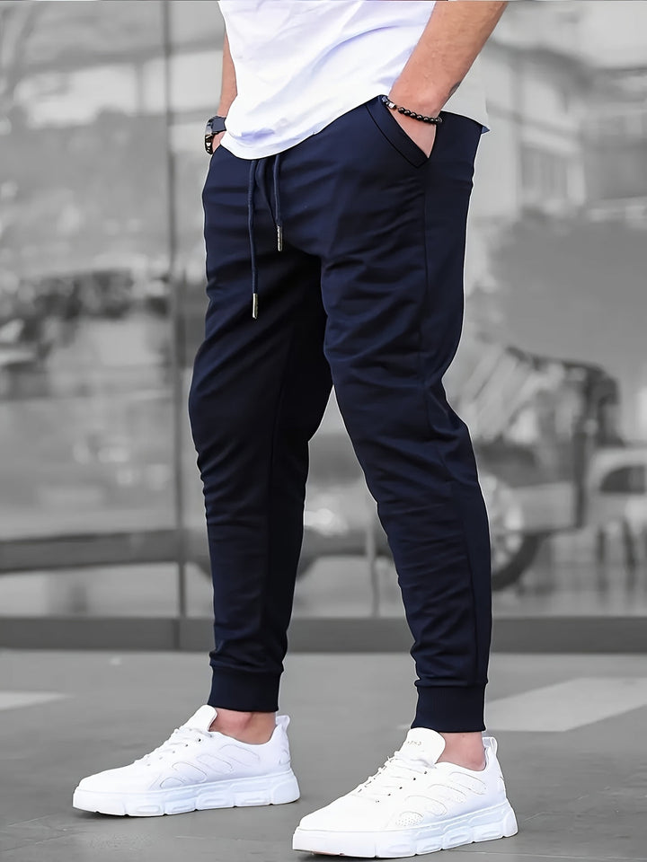 Men's Sports Pants | Lightweight & Breathable | Drawstring & Slim-Fit | Casual