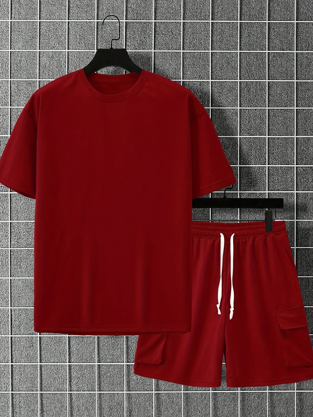 Men's Sportswear Set | Breathable Fabric | Comfort & Style | T-Shirt & Shorts