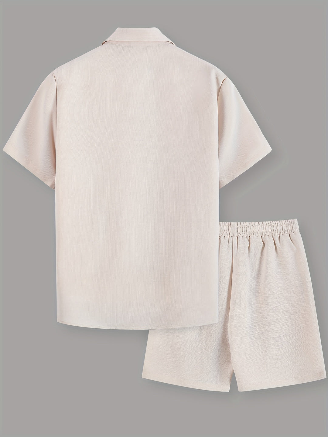 Men's Summer Set | Casual & Comfortable | Short Sleeves & Drawstring Shorts