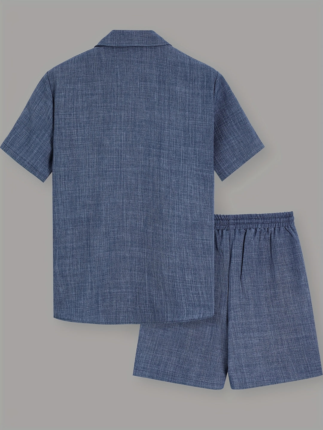 Men's Summer Set | Casual & Comfortable | Short Sleeves & Drawstring Shorts