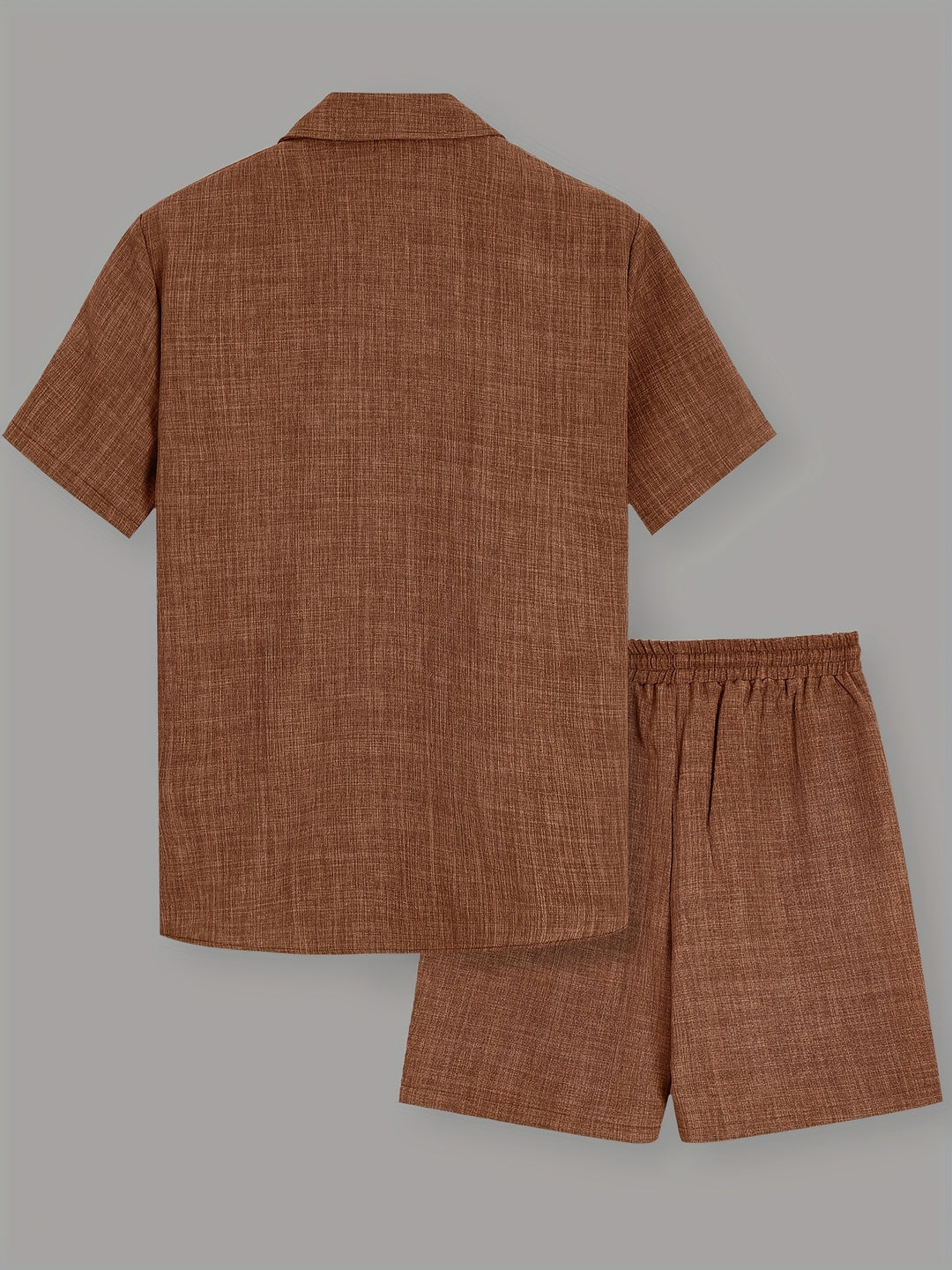 Men's Summer Set | Casual & Comfortable | Short Sleeves & Drawstring Shorts