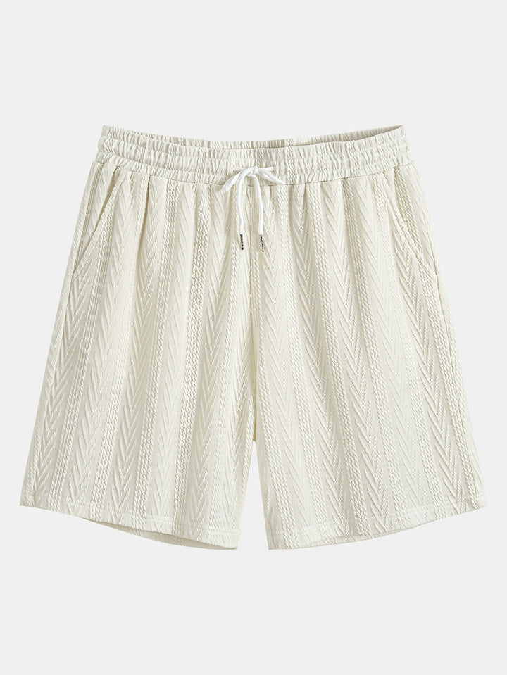 Men's Summer Set | Knitted Shirt & Shorts | Streetwear Style & Comfortable