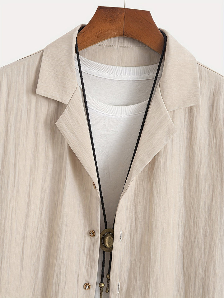Men's Summer Set | Revers Shirt & Trousers | Stylish & Casual | Classic Elegance