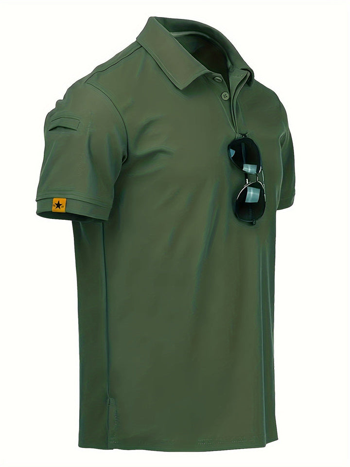 Men's Tactical Polo Shirt | Breathable & Lightweight | Polo Collar | Summer Activities