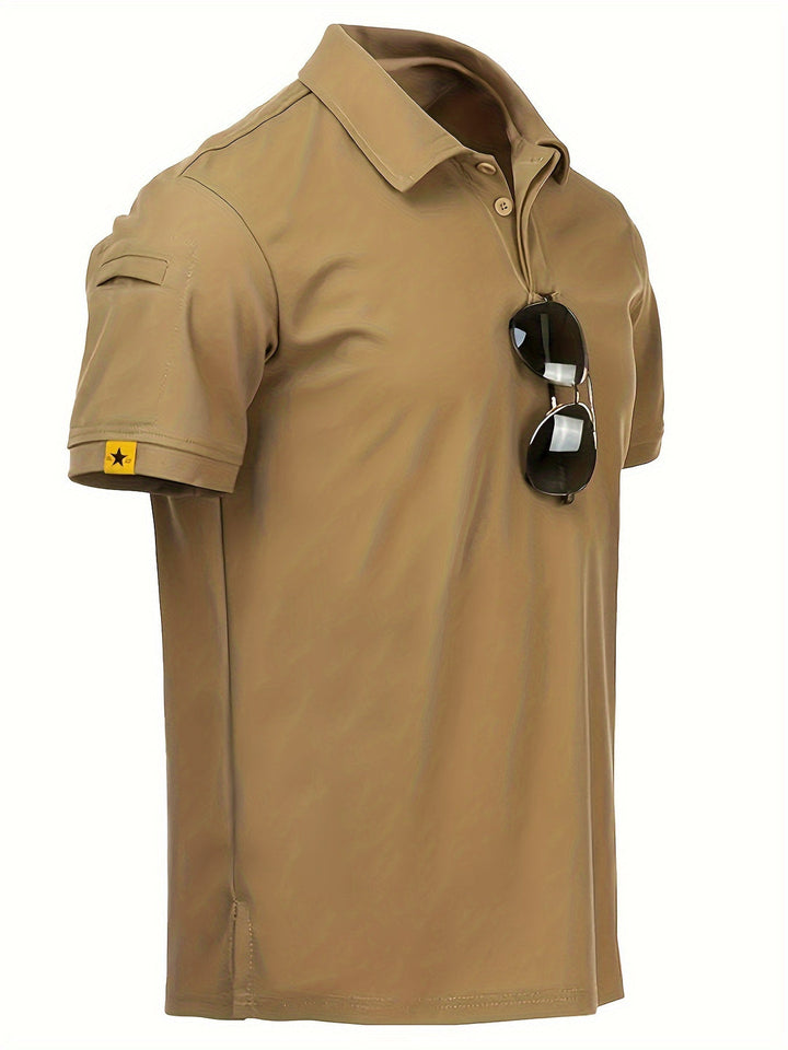 Men's Tactical Polo Shirt | Breathable & Lightweight | Polo Collar | Summer Activities