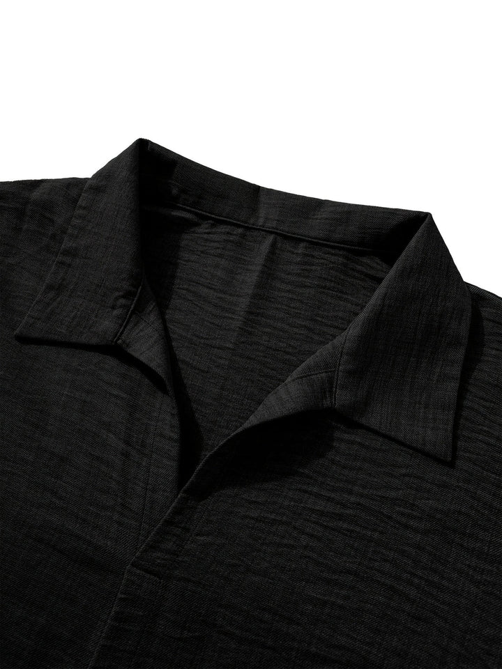 Men's Two-Piece Set | Short Sleeve Shirt & Trousers | Casual & Comfortable