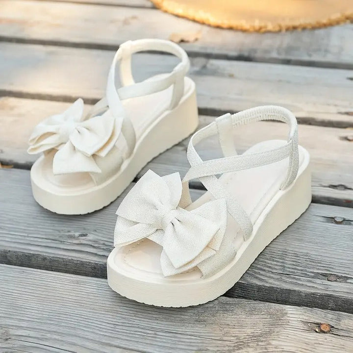 Slides | Knitted Detail & Leopard Print | Elastic Strap | Summery & Comfortable