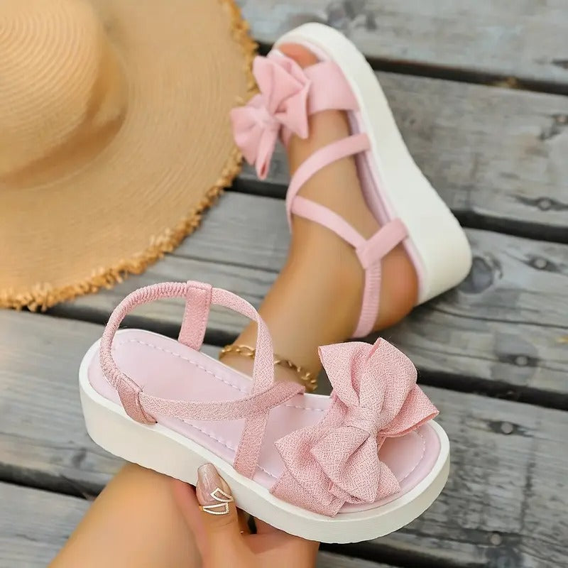 Slides | Knitted Detail & Leopard Print | Elastic Strap | Summery & Comfortable
